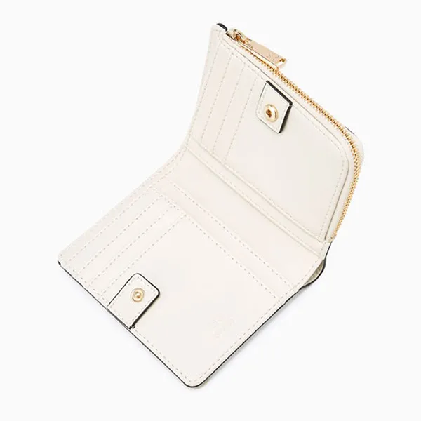 Ví Nữ Lyn Polka Short Wallets LL24CWS048 Màu Trắng