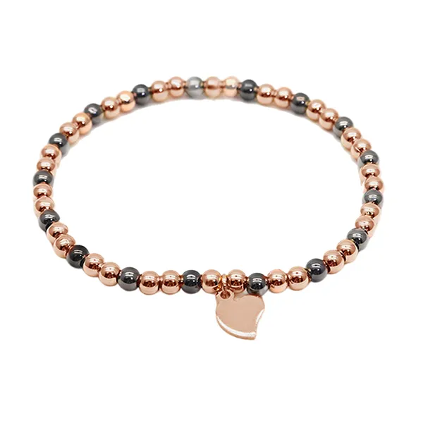 Vòng Đeo Tay Nữ Viya Jewelry VJWB-01GB Premium Gold Macrame Charms Bracelet For Lady Màu Vàng Hồng Size 17.5cm