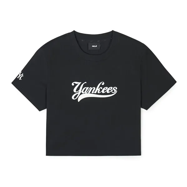 Áo Croptop Nữ MLB Varsity New York Yankees Crop Tshirt 3FTSV1243-50BKS Màu Đen - 2