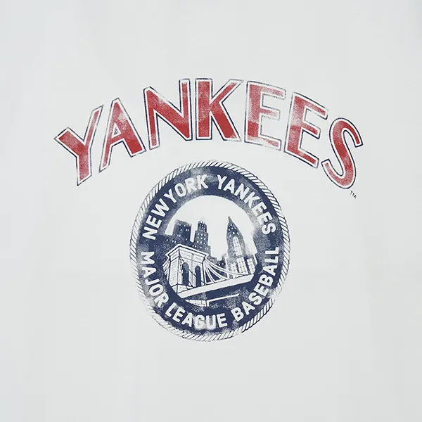 Áo Phông MLB Short-Sleeved T-Shirt Depicting City Life 3ATSN0143-50WHS Màu Trắng - 3