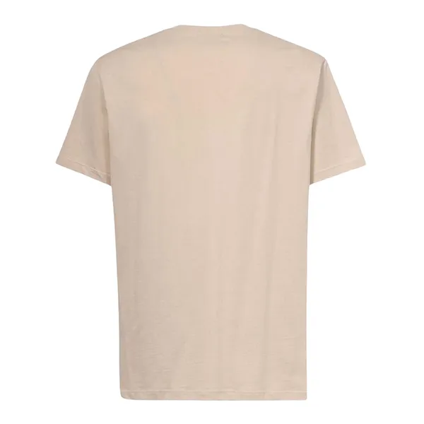 Áo Phông Nam Balmain Beige With Logo Embroidered BH0EG010BC22GPB Tshirt Màu Be
