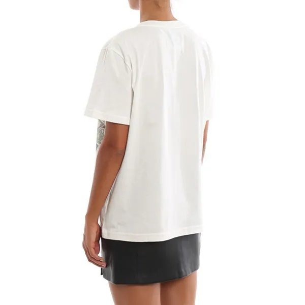 Áo Phông Nữ Moschino Dollar Teddy Bear Print Jersey Oversized TShirt Màu Trắng Size XS - Thời trang - Vua Hàng Hiệu