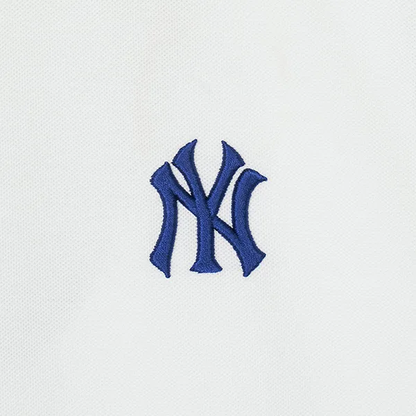 Áo Polo MLB Logo New York Yankees 3APQB0143-50IVS Màu Trắng Size L - Thời trang - Vua Hàng Hiệu