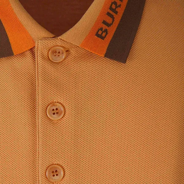 Áo Polo Nam Burberry Logo-Embroidered Collar Shirt 8064204 Màu Nâu Size XL - Thời trang - Vua Hàng Hiệu