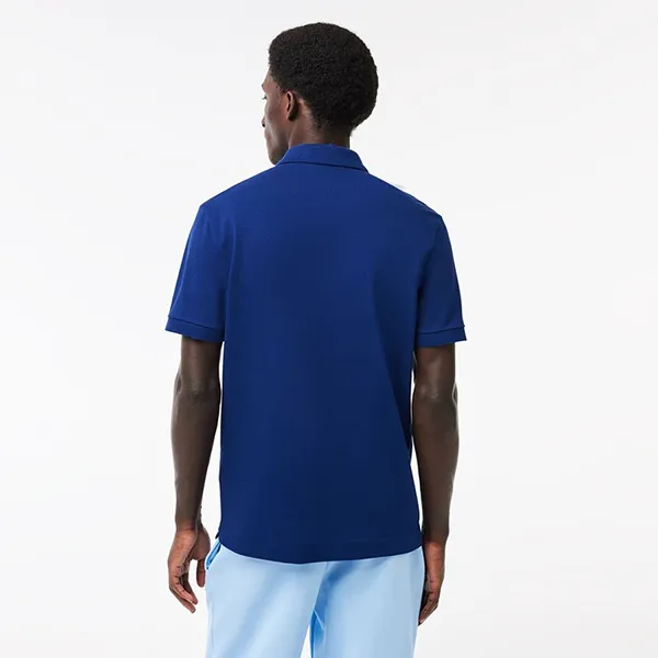 Áo Polo Nam Lacoste Men's Paris Regular Fit Stretch Cotton Piqué Shirt PH5522 00 F9F Màu Xanh Dương Size 3 - Thời trang - Vua Hàng Hiệu