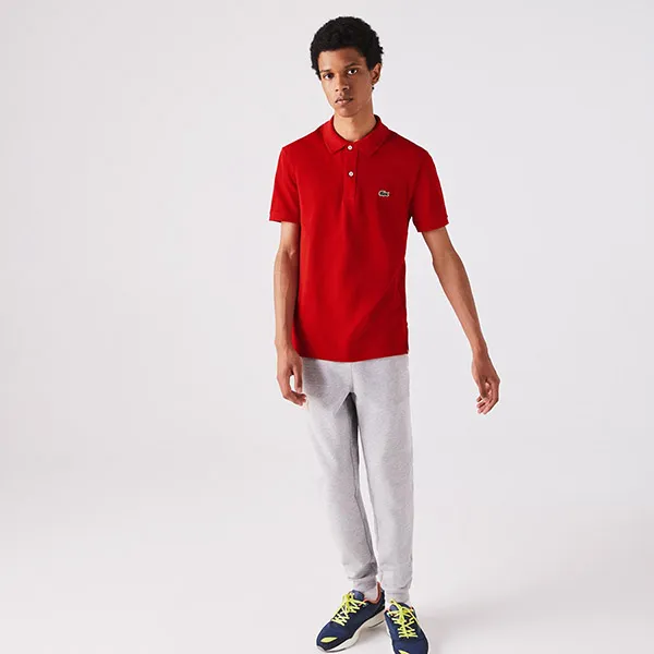 Áo Polo Nam Lacoste Men’s Slim Fit PH4012 Màu Đỏ Size 3 - Thời trang - Vua Hàng Hiệu