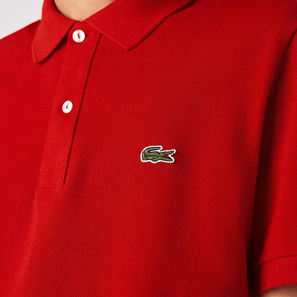 Áo Polo Nam Lacoste Men’s Slim Fit PH4012 Màu Đỏ Size 3 - Thời trang - Vua Hàng Hiệu