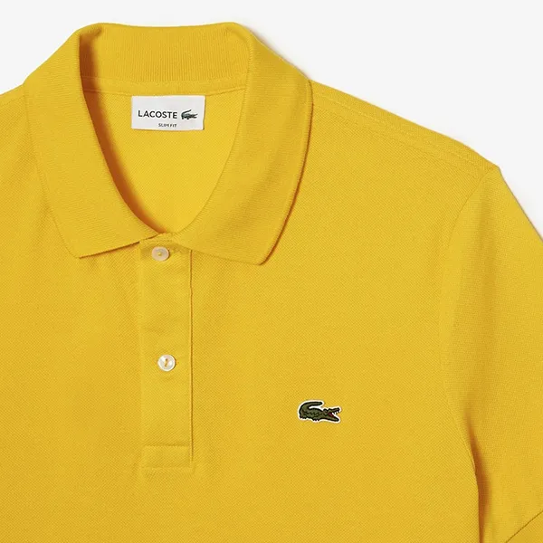 Áo Polo Nam Lacoste Men’s Slim Fit PH4012 Màu Vàng