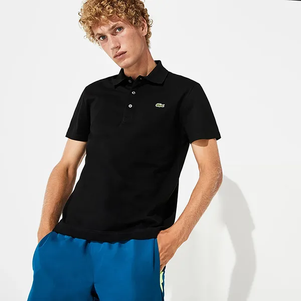 Áo Polo Nam Lacoste Men's Slim Fit Piqué PH7937 031 YH4801 00 031 Màu Đen Size 3 - Thời trang - Vua Hàng Hiệu