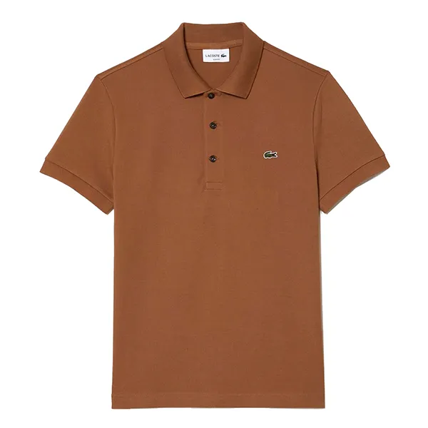 Áo Polo Nam Lacoste Men's Slim Fit Piqué PH7937 LFA Màu Nâu Size 2 - Thời trang - Vua Hàng Hiệu