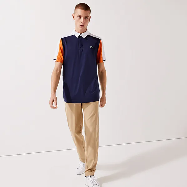 Áo Polo Nam Lacoste Men's Sport Breathable Colorblock Golf Regular Fit DH6943 5A9 Phối Màu Size 4 - Thời trang - Vua Hàng Hiệu