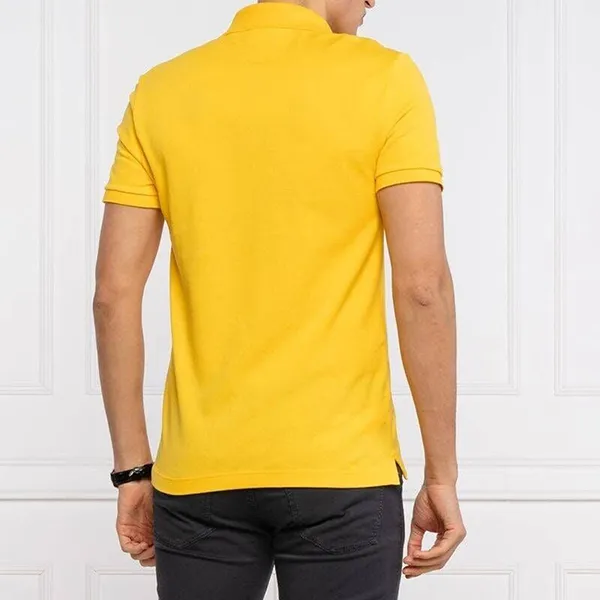 Áo Polo Nam Lacoste Petit Pique PH4012 Màu Vàng Size 3