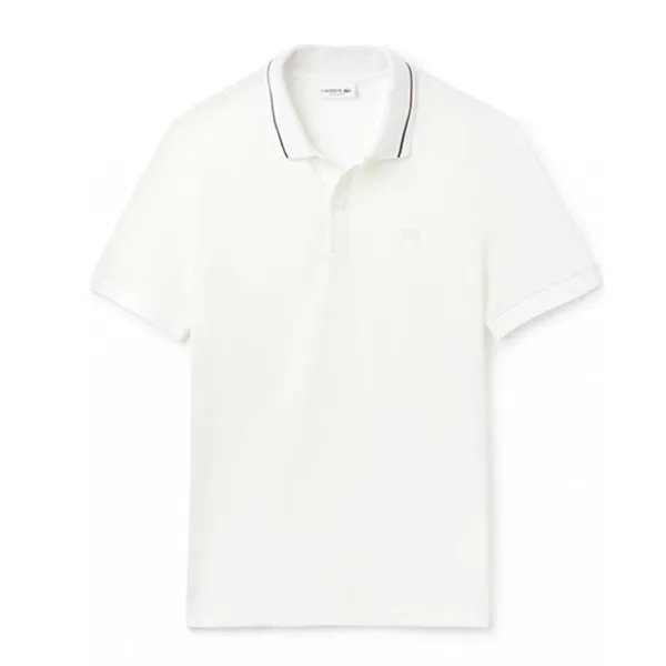 Áo Polo Nam Lacoste Regular Fit Shirt Màu Trắng Size 4