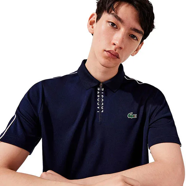 Áo Polo Nam Lacoste Short Sleeve DH0832 Màu Xanh Navy Size 2
