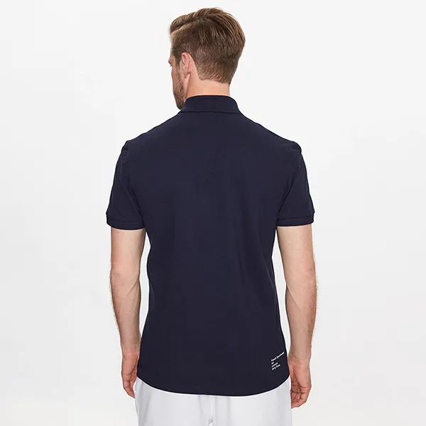 Áo Polo Nam Lacoste Short Sleeved Regular Fit PH9535 00 166 Màu Xanh Đen Size 4