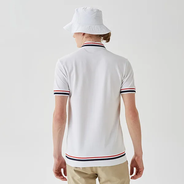 Áo Polo Nam Lacoste Slim Fit PH0307.07B Màu Trắng Size 2
