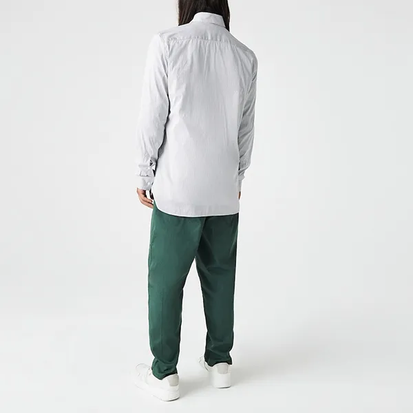 Áo Sơ Mi Dài Tay Nam Lacoste Check Stretch Poplin Kẻ Caro Màu Đen Trắng Size 39 - Thời trang - Vua Hàng Hiệu