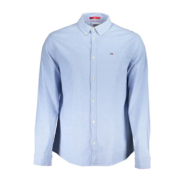 Áo Sơ Mi Dài Tay Nam Tommy Hilfiger Oxford Shirt Slim Fit DM0DM09594_AZC4E Màu Xanh Nhạt Size S - 2