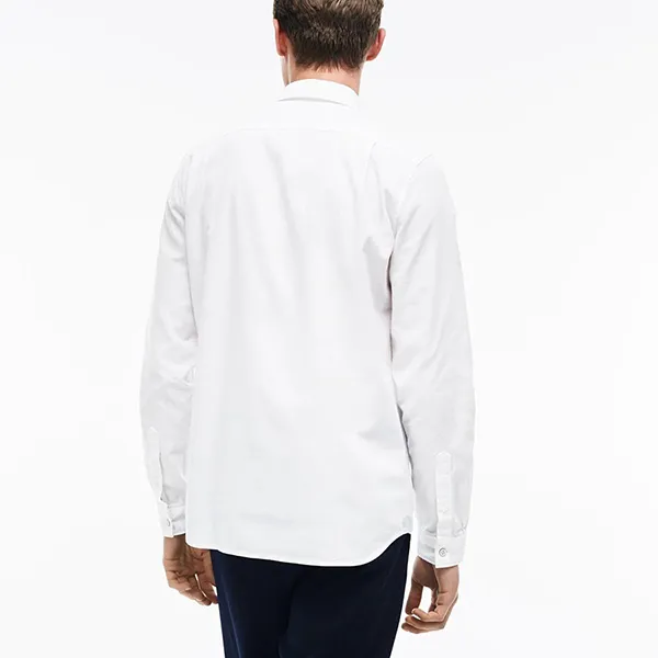 Áo Sơ Mi Nam Lacoste Regular Fit Oxford Cotton Shirt CH9598 Màu Trắng Size 41 - Thời trang - Vua Hàng Hiệu