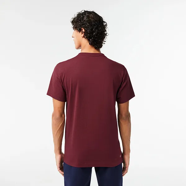Áo Thun Nam Lacoste Men's Sport Cotton Jersey TShirt TH1801 51 YUP Màu Đỏ Đô Size 5 - Thời trang - Vua Hàng Hiệu