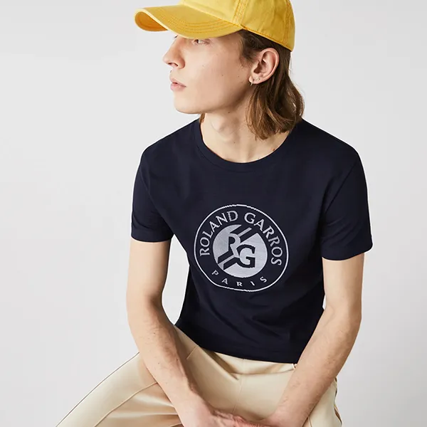 Áo Thun Nam Lacoste Tshirt Regular Fit TH9228 525 Màu Xanh Đen Size 2 - Thời trang - Vua Hàng Hiệu