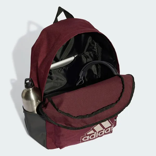 Balo Adidas Essentials Seasonal Sportswear Backpack IK5711 Màu Đỏ Mận - 3