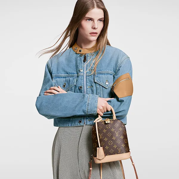 Balo Nữ Louis Vuitton LV Alma Monogram M47132 Màu Nâu - Túi xách - Vua Hàng Hiệu
