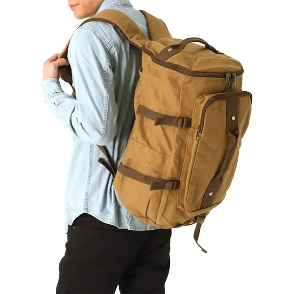 Balo Rothco Convertible Canvas Duffle Backpack Màu Nâu - Túi xách - Vua Hàng Hiệu