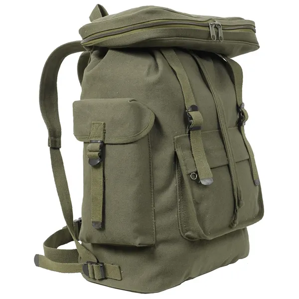 Balo Rothco Military Bag Canvas Màu Xanh Olive - Túi xách - Vua Hàng Hiệu