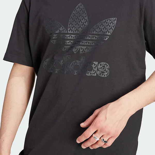 Bộ Quần Áo Cộc Tay Nam Adidas Originals Monogram Black Màu Đen Size M - 2