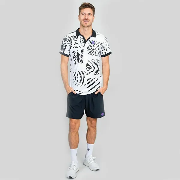 Bộ Quần Áo Cộc Tay Nam Bidi Badu Melbourne Tennis M1350001-WHBK/BIJ42E01F-Q11 Màu Trắng Đen Size M - Thời trang - Vua Hàng Hiệu