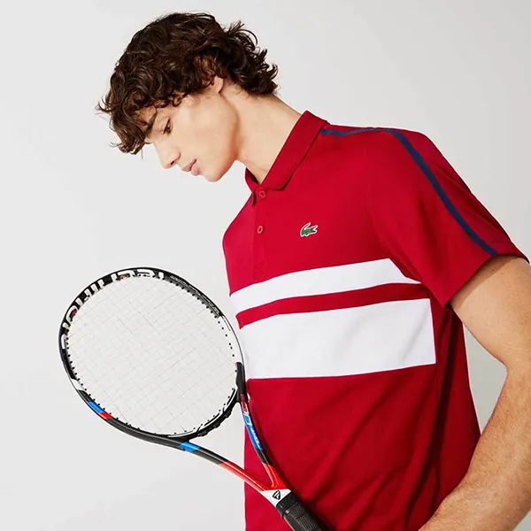 Bộ Quần Áo Cộc Tay Nam Lacoste Men's Sport Colorblock Panels Lightweight Màu Đỏ Size 5 - Thời trang - Vua Hàng Hiệu
