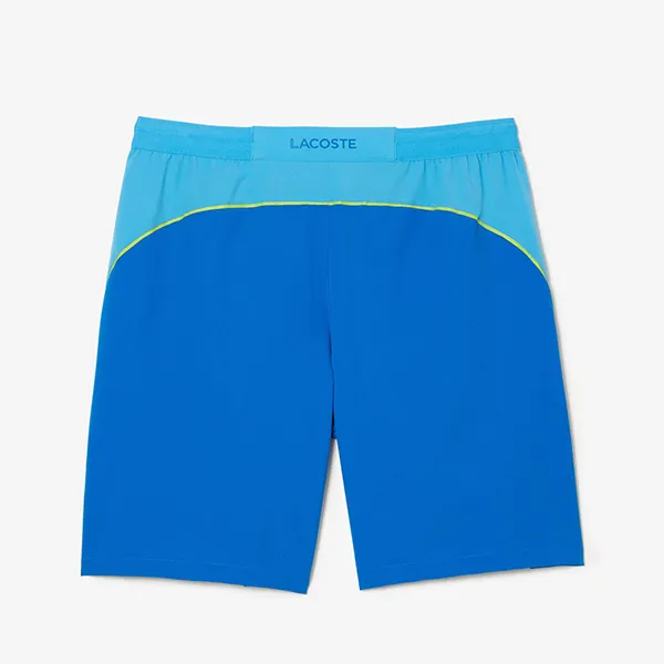Bộ Quần Áo Cộc Tay Nam Lacoste Sport x Novak Djokovic Colorblock GH9354/DH3543 Màu Xanh/Trắng Size 2