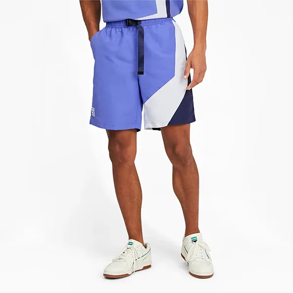 Bộ Quần Áo Cộc Tay Nam Puma Butter Goods Two Button Màu Xanh Xám Size XS