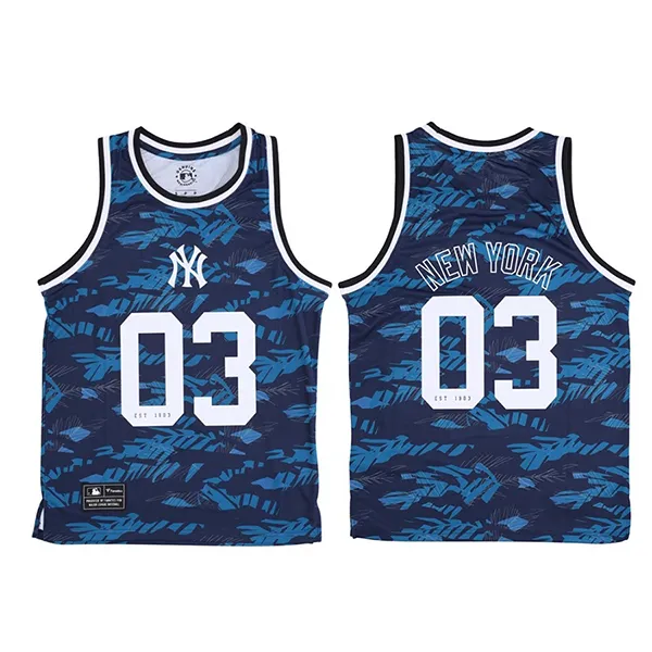 Bộ Quần Áo Nam MLB New York Yankees Summer Beach Màu Xanh Size S