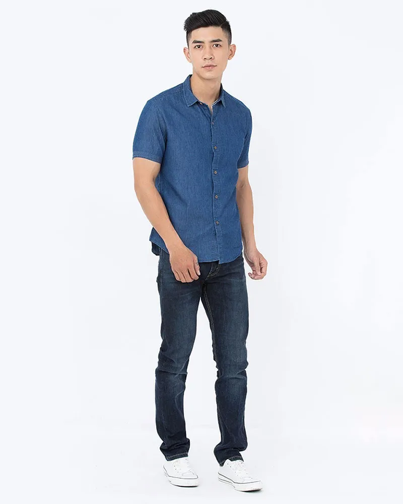 20 cách phối áo sơ mi tay ngắn sao cho đẹp, ấn tượng nhất  - 24