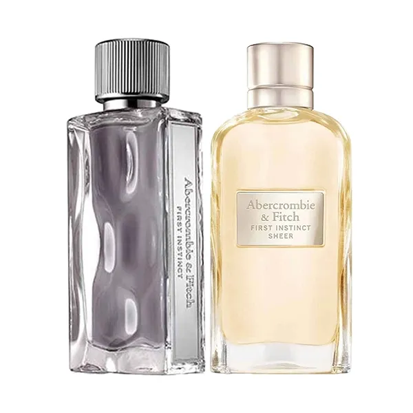 Combo Nước Hoa Abercrombie & Fitch First Instinct EDT For Men + First Instinct Sheer EDP For Women (2 x 100ml) - 1