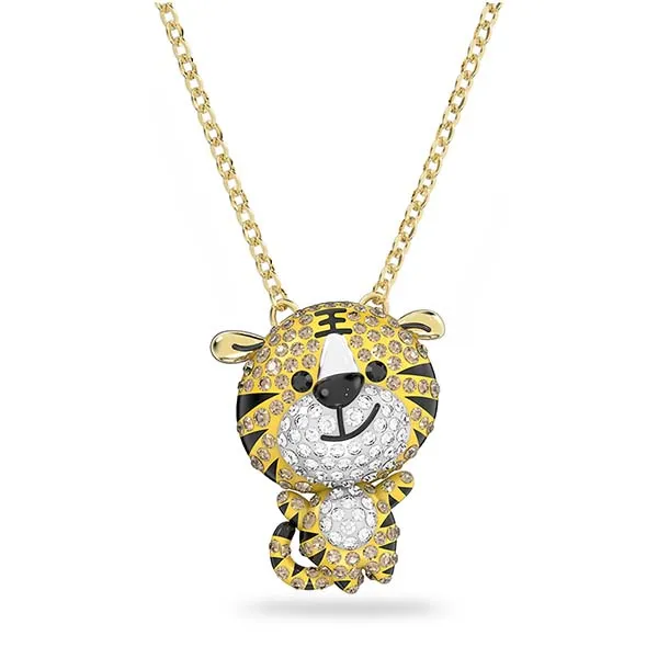 Dây Chuyền Nữ Swarovski Zodiac Tiger pendant Tiger, Yellow, Gold-tone Plated 5620291 Màu Vàng - 1