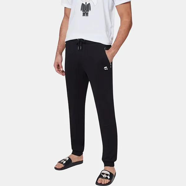 Dép Karl Lagerfeld Kondo Ikonik Slide KL80905 Màu Đen Size 39 - Dép - Vua Hàng Hiệu