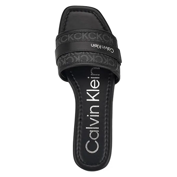 Dép Nữ Calvin Klein CK Bonica Flat Sandal Màu Đen Size 6.5 - Dép - Vua Hàng Hiệu