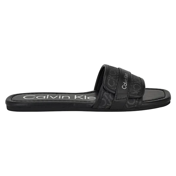 Dép Nữ Calvin Klein CK Bonica Flat Sandal Màu Đen Size 6.5 - Dép - Vua Hàng Hiệu