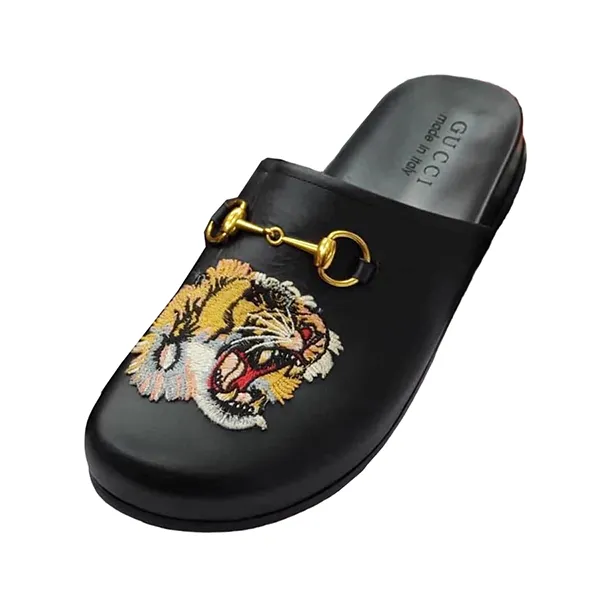 Dép Sục Gucci Horsebit Tiger Slipper Màu Đen Size 39 - 3