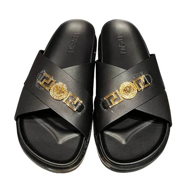 Dép Versace Medusa Slides 1014647 1A02195 1B00V Màu Đen Size 42