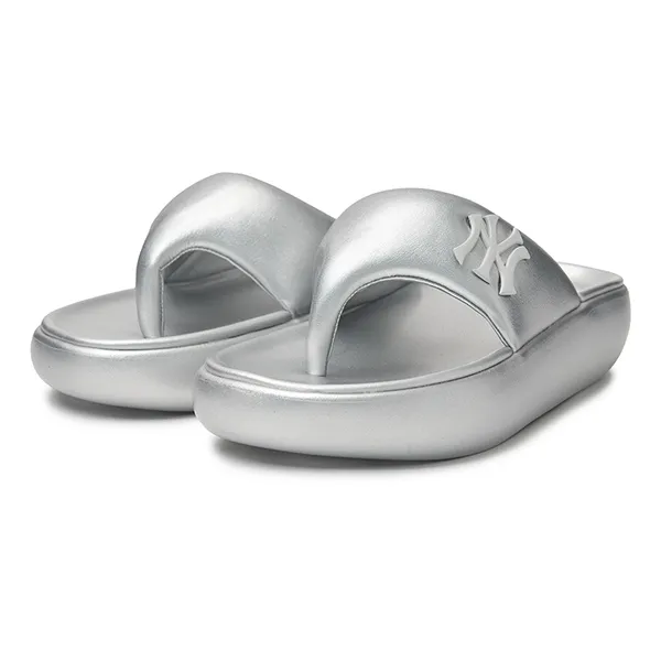 Dép Xỏ Ngón MLB Base Flip-Flop New York Yankees 3ALPBFS43-50GRS Màu Xám Size 240 - Dép - Vua Hàng Hiệu