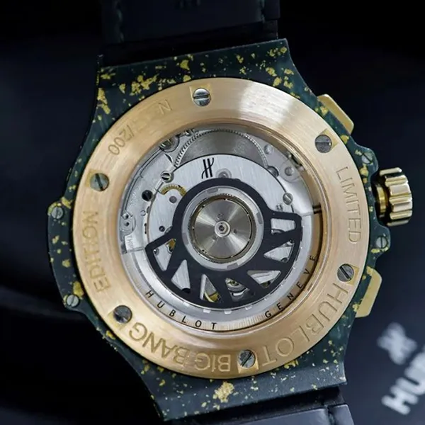 Đồng Hồ Hublot Bigbang 41mm Gold Linen Limited 200PCS 341.XG.1280.LR.1229 Màu Xanh Đen - Đồng hồ - Vua Hàng Hiệu