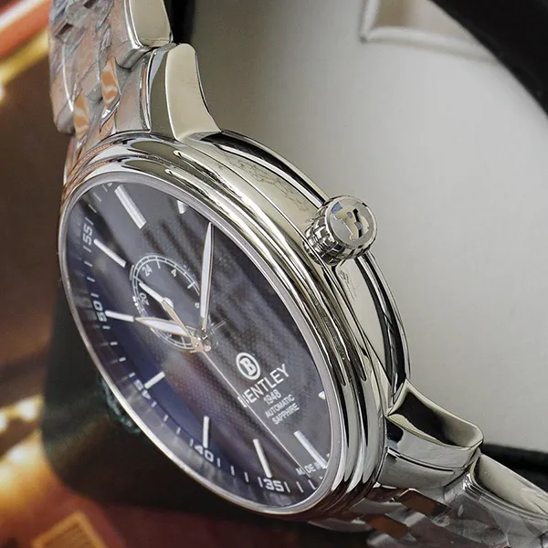 Đồng Hồ Nam Bentley Automatic BL1832-15MWNI-AMS-X Màu Bạc Xanh