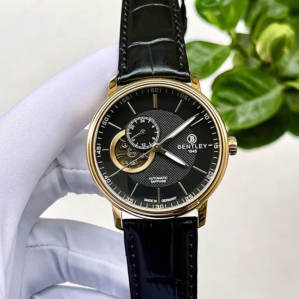 Đồng Hồ Nam Bentley Automatic BL1832-25MKBB-AMK-GL-D Màu Đen Vàng