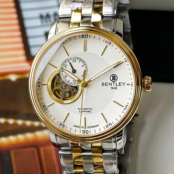 Đồng Hồ Nam Bentley Automatic BL1832-25MTWI-AMSK-T Màu Demi (Vàng – Bạc)
