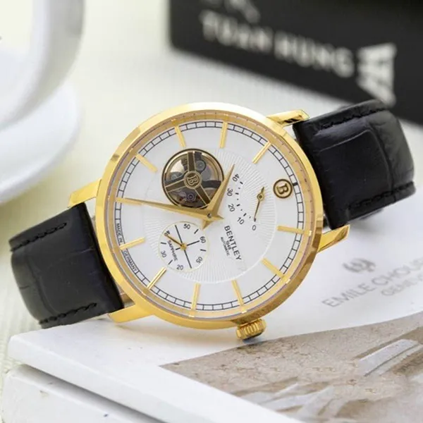 Đồng Hồ Nam Bentley BL1862-15MKWB-AMK-GL-T Màu Trắng Đen