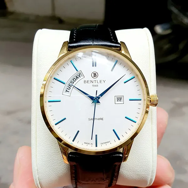 Đồng Hồ Nam Bentley BL1864-10MWWB-MS-GL-T Màu Trắng Đen